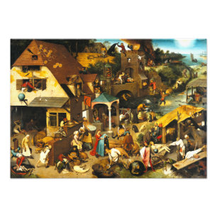 Pieter Bruegel Netherlandish Proverbs Photo Print