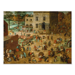 Pieter Bruegel the Elder - Children’s Games Photo Print
