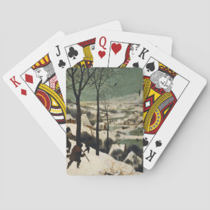 Pieter Bruegel The Elder - Hunters In The Snow Playing Cards