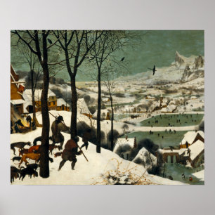 Pieter Bruegel the Elder - Hunters in the Snow Poster