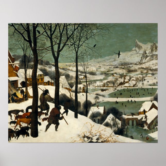 Pieter Bruegel the Elder - Hunters in the Snow Poster (Front)
