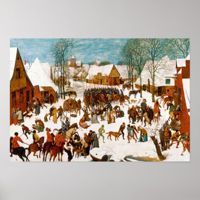 Pieter Bruegel the Elder-Massacre of the Innocents Poster (Front)