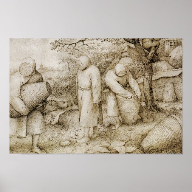 Pieter Bruegel the Elder - The Beekeepers Poster (Front)