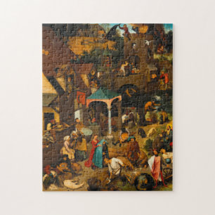 Pieter Bruegel The Elder - The Dutch Proverbs Jigsaw Puzzle