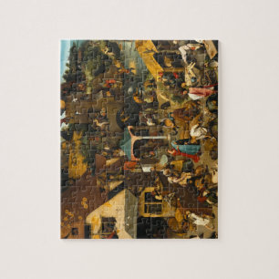 Pieter Bruegel the Elder - The Dutch Proverbs Jigsaw Puzzle