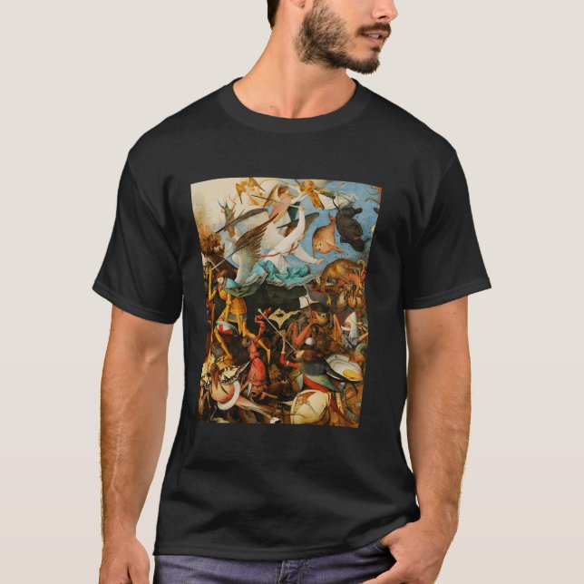 Pieter Bruegel The Elder The Fall Of The Angels 3 T-Shirt (Front)