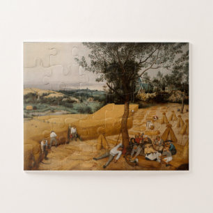Pieter Bruegel the Elder, The Harvesters, 1565 Jigsaw Puzzle
