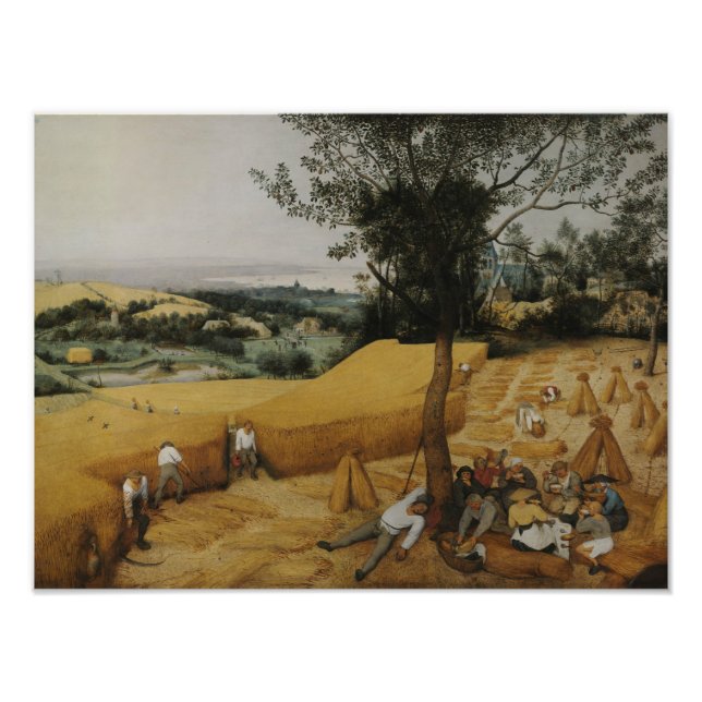 Pieter Bruegel the Elder - The Harvesters Photo Print (Front)