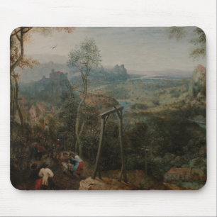 Pieter Bruegel the Elder-The Magpie on the Gallows Mouse Pad