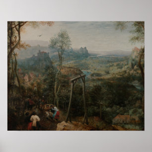 Pieter Bruegel the Elder-The Magpie on the Gallows Poster