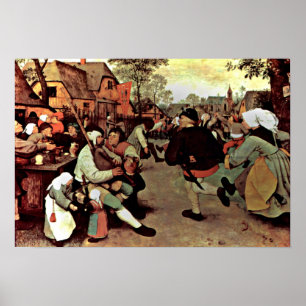 Pieter Bruegel the Elder - The Peasant Dance Poster