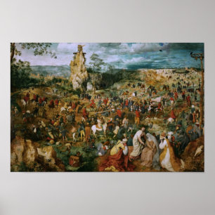 Pieter Bruegel the Elder-The Procession to Calvary Poster