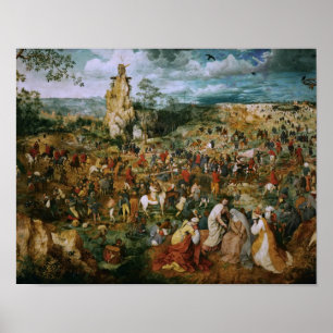 Pieter Bruegel the Elder-The Procession to Calvary Poster