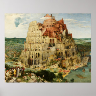 Pieter Bruegel the Elder - The Tower of Babel Poster