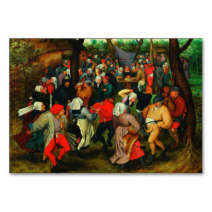 Pieter Bruegel The Elder - The Wedding Dance Table Number