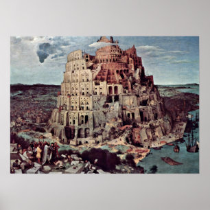 Pieter Bruegel the Elder - Tower of Babel Poster