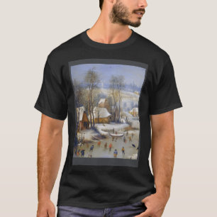 Pieter Bruegel The Elder Winter Landscape with Bi T-Shirt