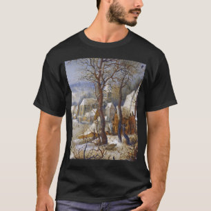 Pieter Bruegel The Elder Winter Landscape with Bi T-Shirt