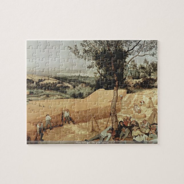 Pieter Bruegel - The grain harvest puzzle (Horizontal)