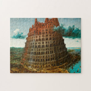 PIETER BRUEGEL - The little tower of Babel 1563 Jigsaw Puzzle