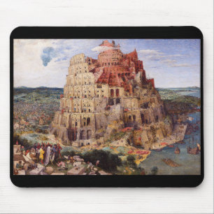 Pieter Bruegel , “ The Tower of Babel ” , 1563 Mouse Pad