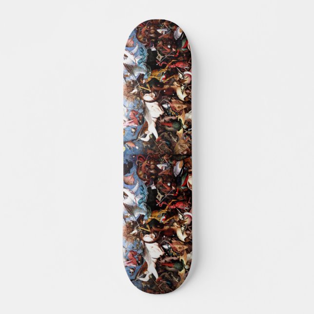 Pieter Bruegel's "The Fall Of The Rebel Angels" Skateboard (Front)