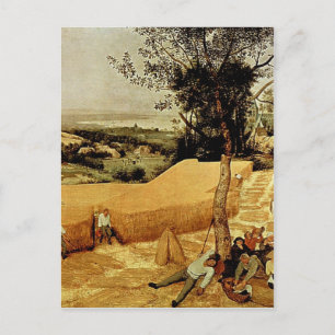 Pieter Bruegel's The Harvesters (1565) Postcard