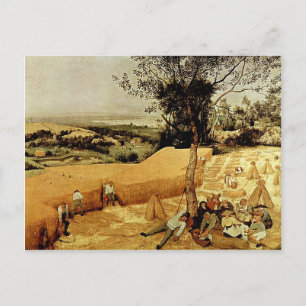 Pieter Bruegel's The Harvesters (1565) Postcard