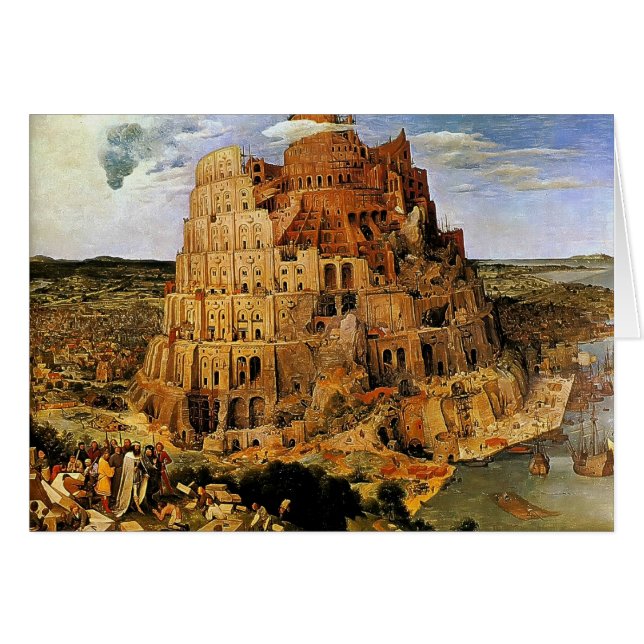 Pieter Bruegel's "The Tower of Babel" (circa 1563) (Front Horizontal)