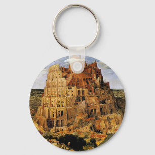 Pieter Bruegel's "The Tower of Babel" (circa 1563) Key Ring