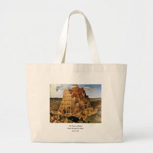 Pieter Bruegel's "The Tower of Babel" (circa 1563) Large Tote Bag