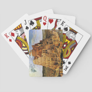 Pieter Bruegel's "The Tower of Babel" (circa 1563) Playing Cards