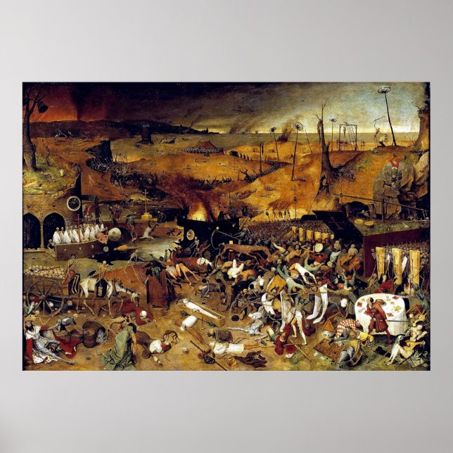 Pieter Bruegel's The Triumph of Death (1562) Poster (Front)