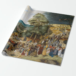 Pieter Brueghel Christ Carrying the Cross Wrapping Paper