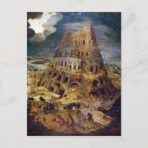 Pieter Brueghel the Younger The Tower of Babel Postcard