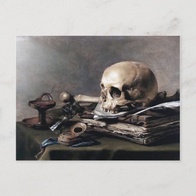 Pieter Claesz Still Life Postcard (Front)