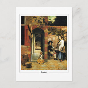 Pieter de Hooch #105 - Fine Art Postcard