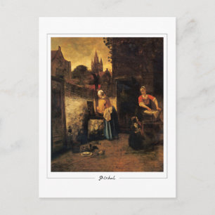 Pieter de Hooch #147 - Fine Art Postcard