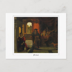 Pieter de Hooch #155 - Fine Art Postcard