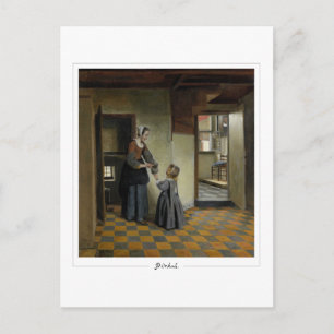 Pieter de Hooch #81 - Fine Art Postcard