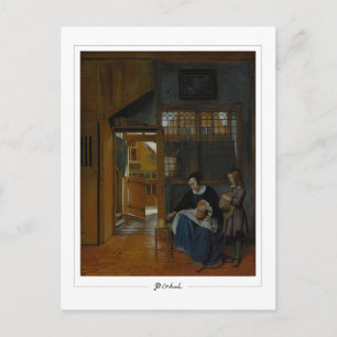 Pieter de Hooch #8 - Fine Art Postcard