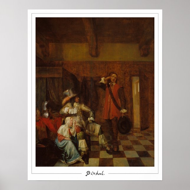Pieter de Hooch Zedign Art Poster #10 (Front)