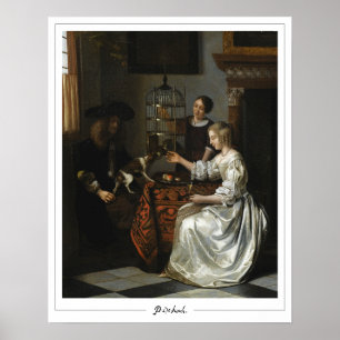 Pieter de Hooch Zedign Art Poster #127