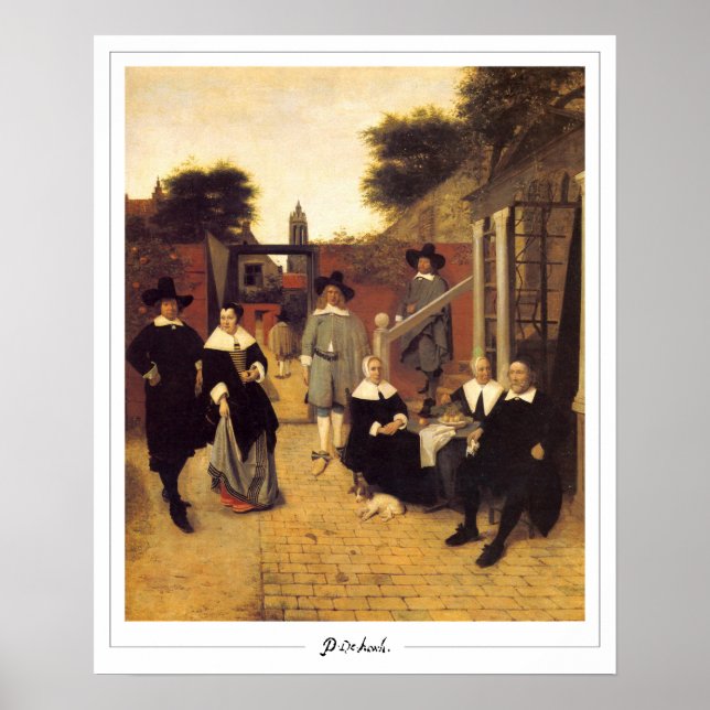 Pieter de Hooch Zedign Art Poster #143 (Front)