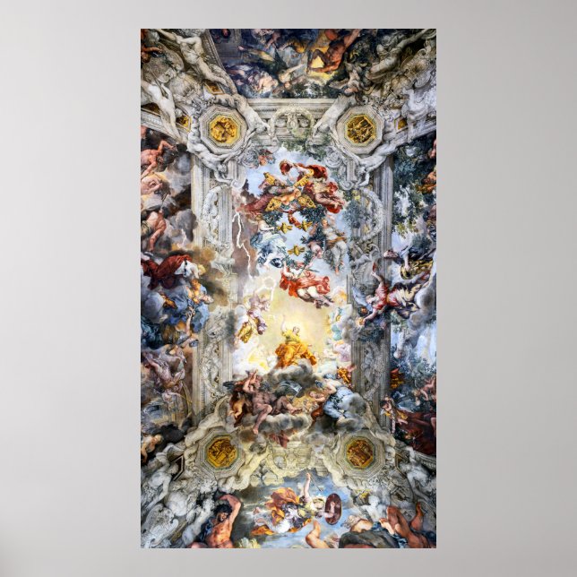 Pietro da Cortona - Triumph of Divine Providence Poster (Front)