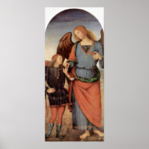 Pietro Perugino - Archangel and little Tobias Poster