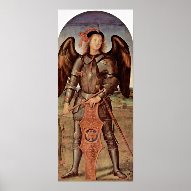 Pietro Perugino - Archangel Michael Poster (Front)