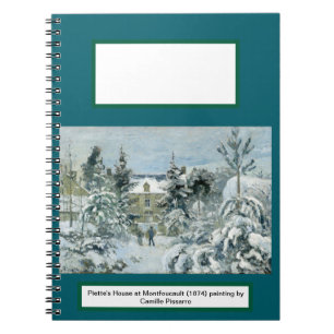 Piette's House at Montfoucault landscape Notebook