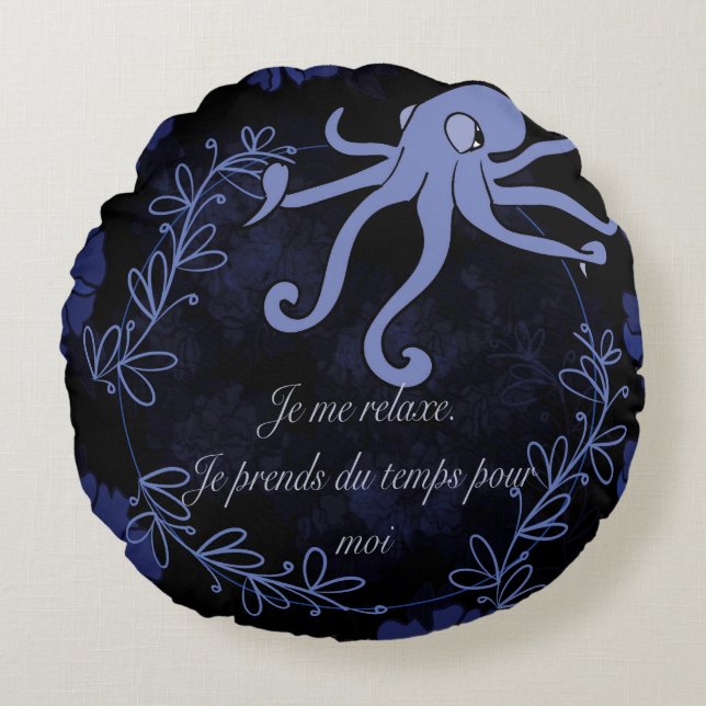 pieuvre round cushion (Front)