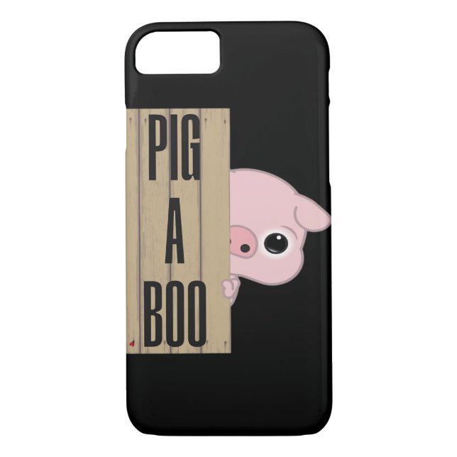 Pig A Boo Fence Case-Mate iPhone Case (Back)